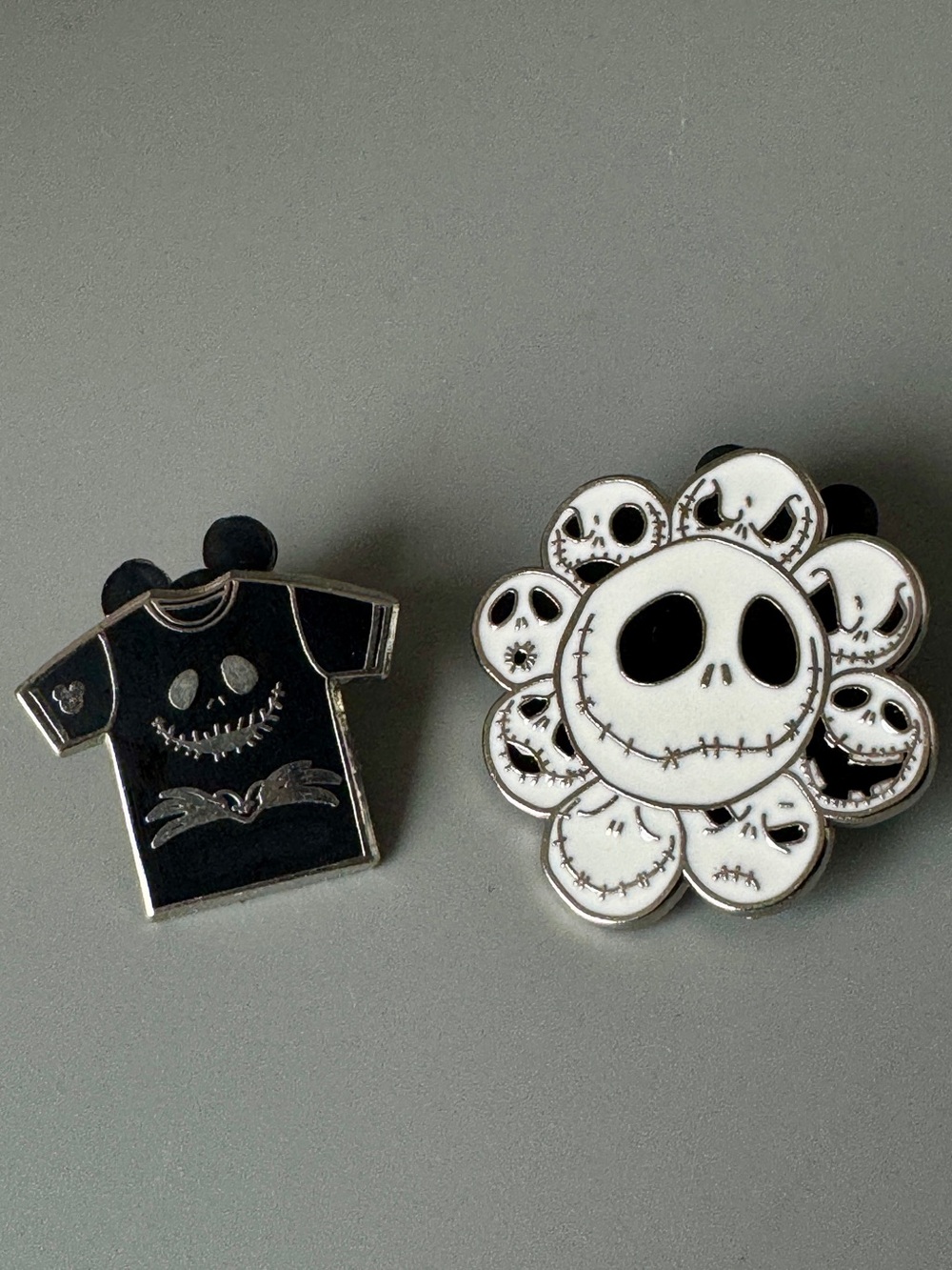 Lot of Two Like New Disney Jack Skellington Pins, 2011 and 2014